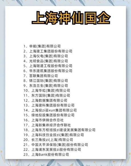 国有企业有哪些，这些你知道吗？中国有哪些大型国有企业